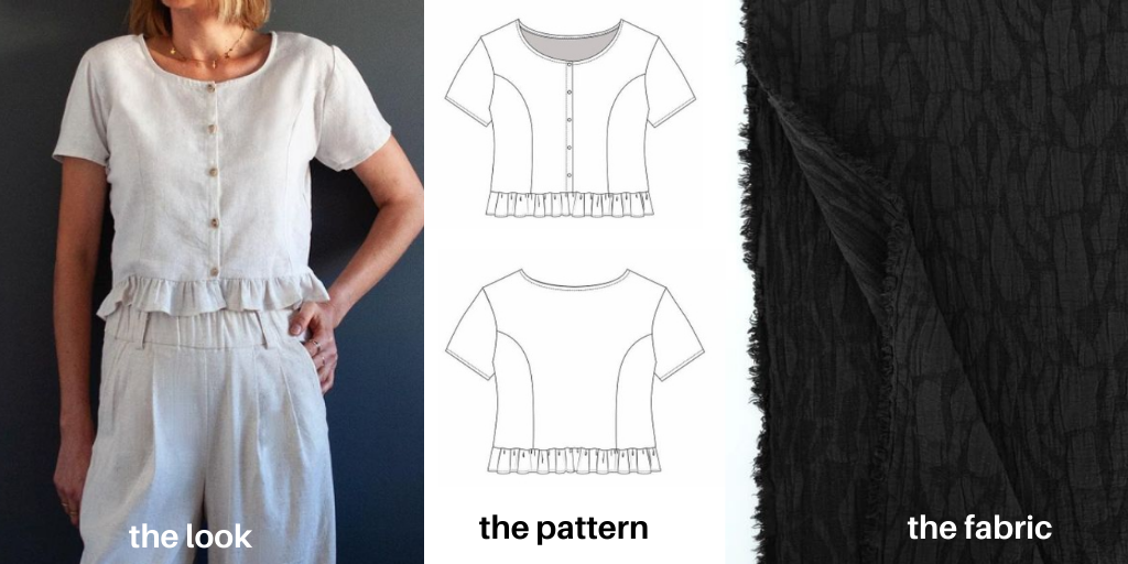 Vetiver top sewing pattern by French Navy Now