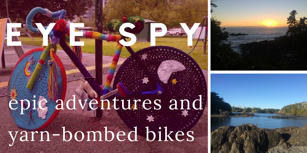 Eye Spy: Yarnbombed Bikes and Epic Adventures