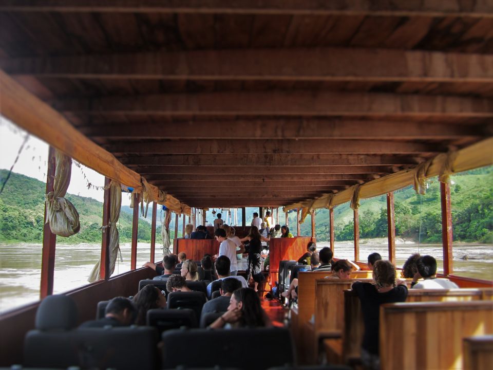 Knitting on the Slow Boat to Luang Prabang, Laos